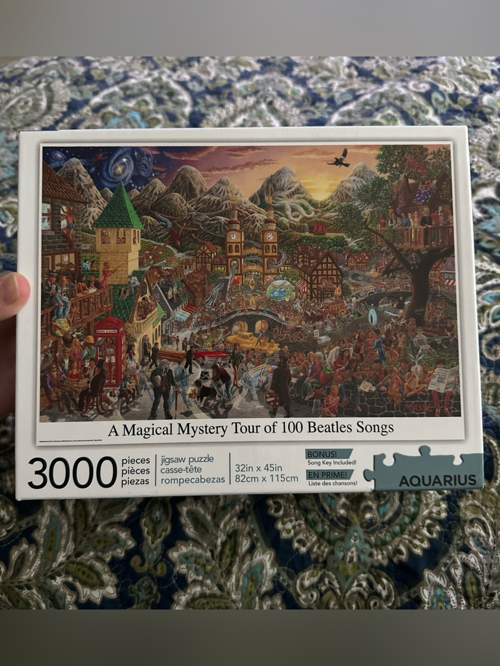 Aquarius A Magical Mystery Tour of 100 Beatles Songs 3000 Pc Jigsaw Puzzle